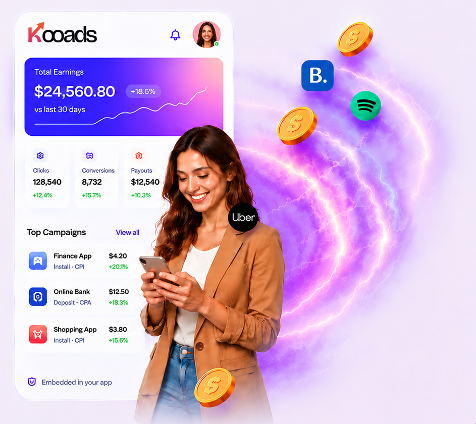 KooAds dashboard preview
